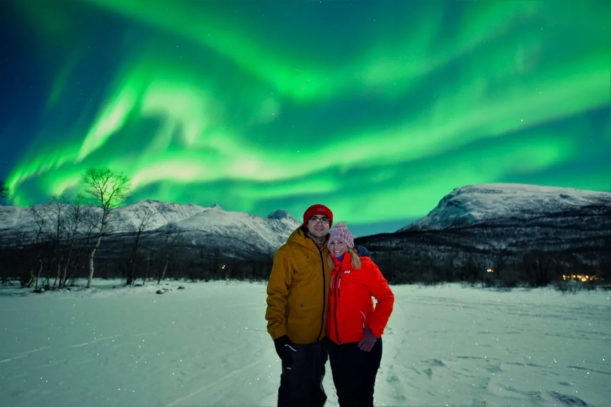Northern lights in Tromsø with the agency NLT Guide Company
