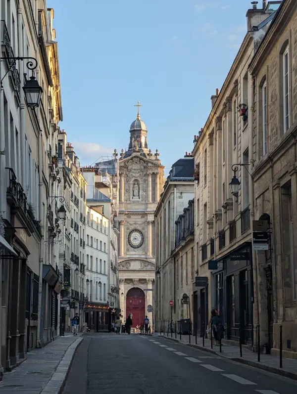 Saint-Paul church in the Le Marais district, Paris Saint-Paul church in the Le Marais district, Paris.