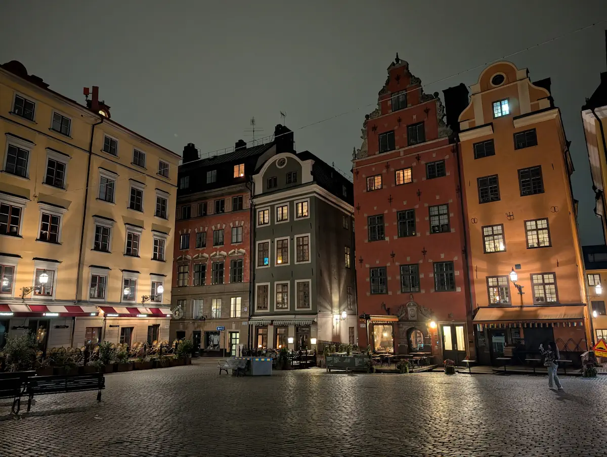Visite Stockholm de nuit vieille ville Visite Stockholm de nuit vieille ville