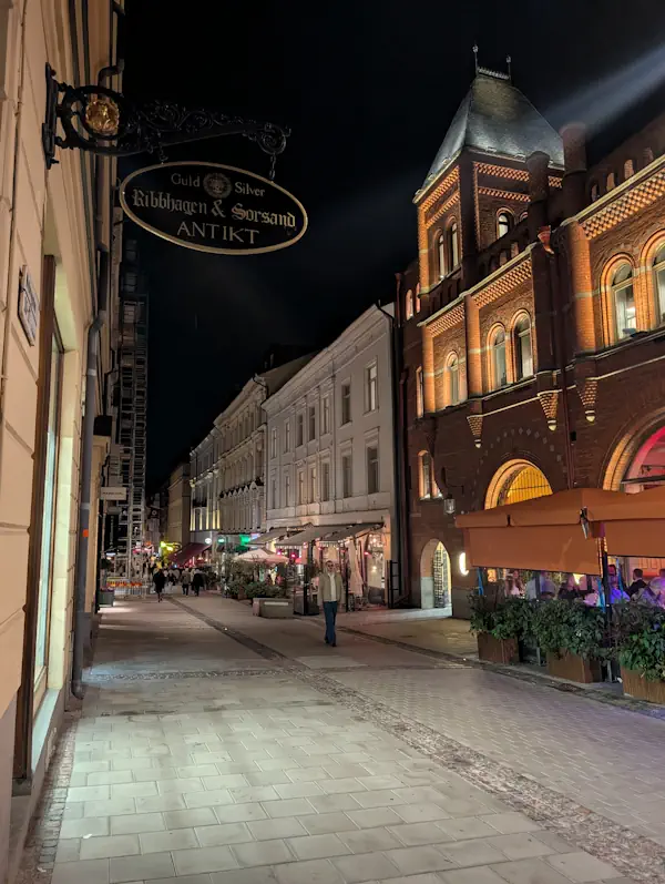 Rues Ostermalm Stockholm Nuit Rues Ostermalm Stockholm Nuit