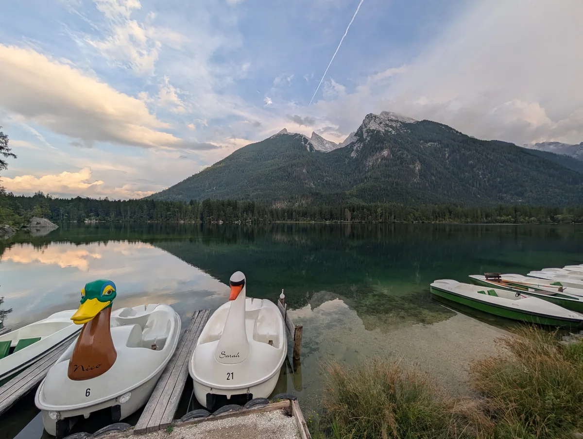 hintersee-pedalos-cygne-ramsau
