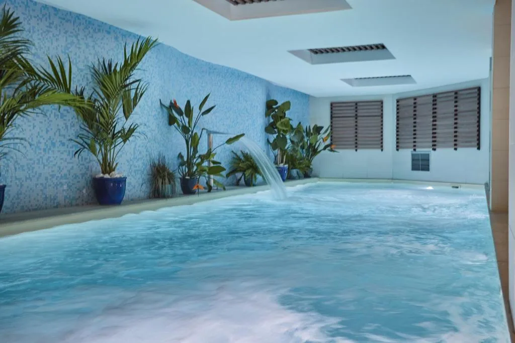 Jardins de Mademoiselle Hôtel & Spa in Paris 15th arrondissement, Commerce district, a hotel with an indoor pool on the patio and a full spa, suites with Eiffel Tower views
