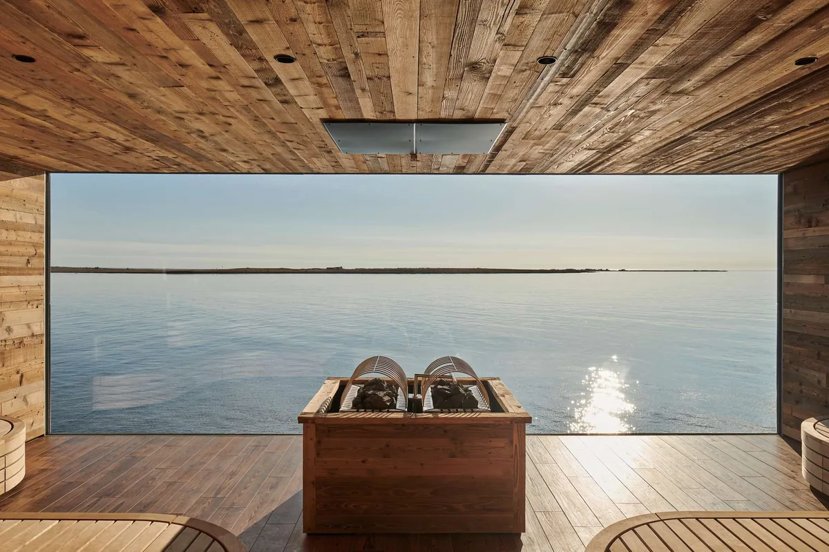 Sky Lagoon Reykjavik 7-step spa ritual facing the Atlantic