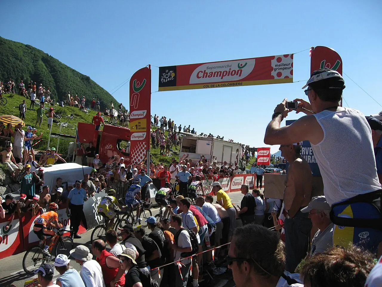 Col colombiere Grand Bornand Tour de France