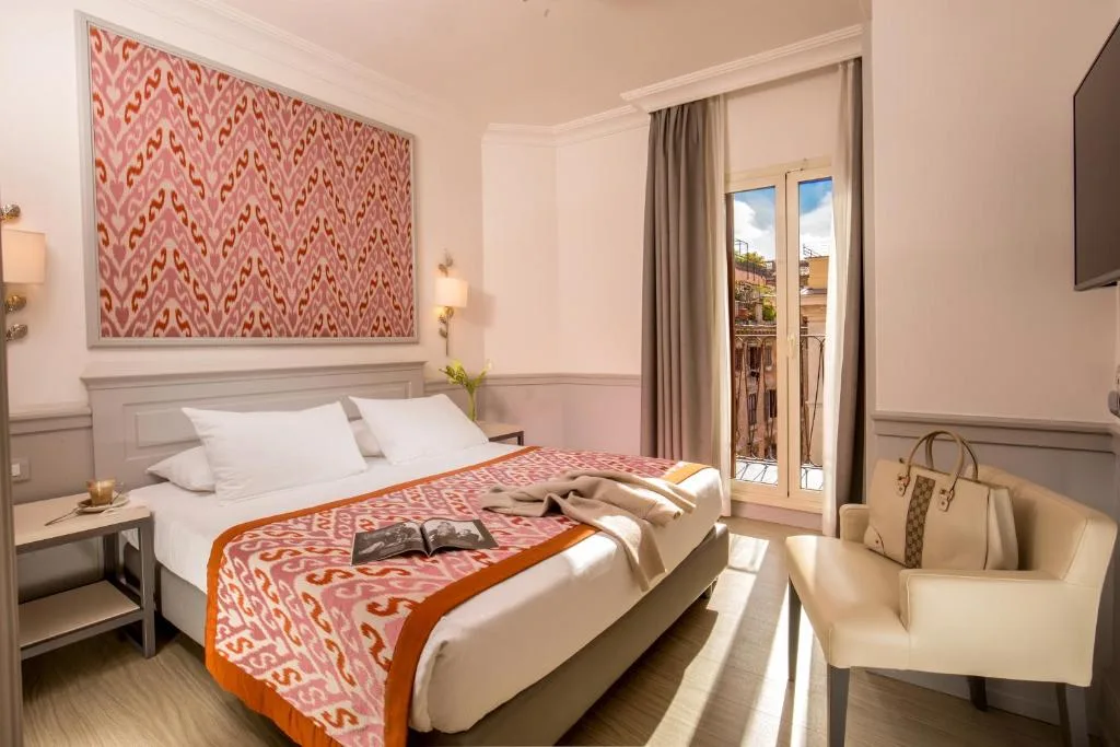 Hotel Della Conciliazione Rome — hôtel Via Borgo Pio à 100 m de la basilique Saint-Pierre dans une rue piétonne animée avec petit-déjeuner américain copieux