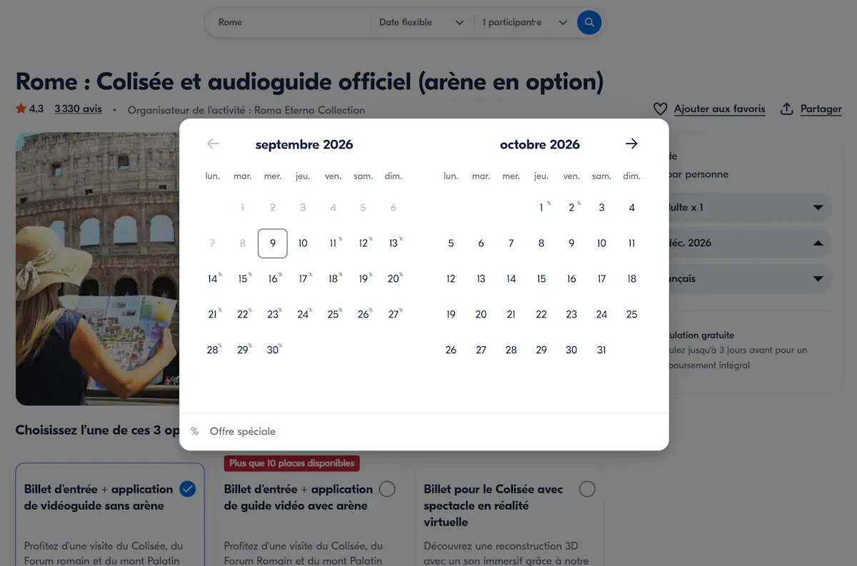 Reservation Colisée Getyourguide