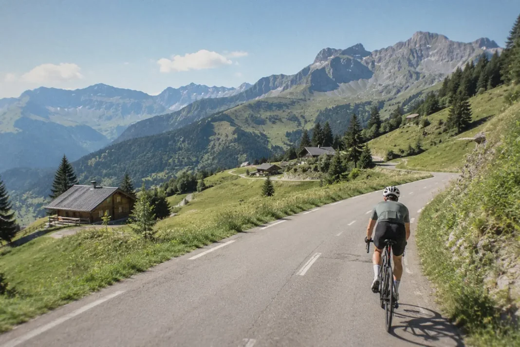 Faire du vélo au grand bornand