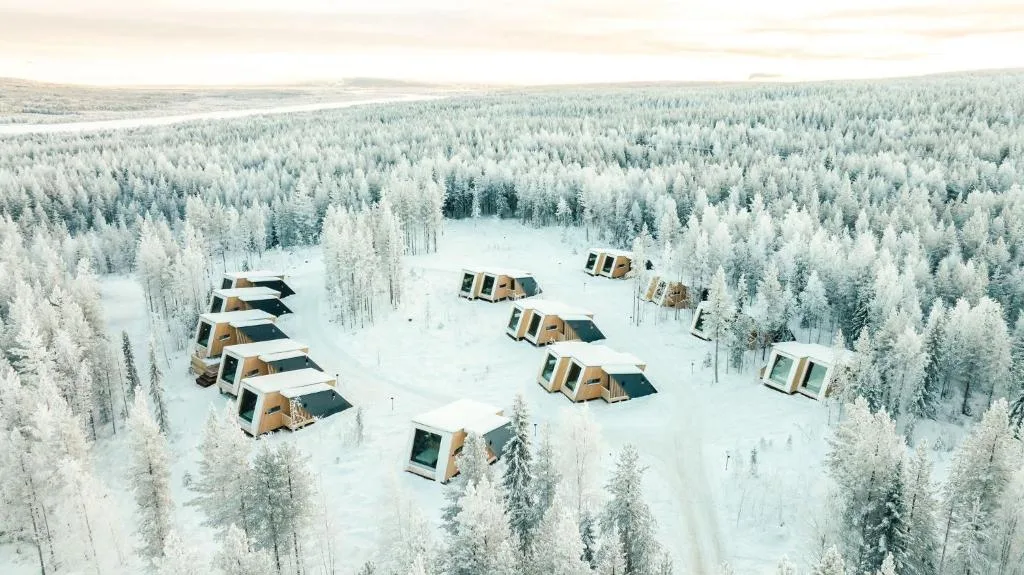 Lapland Glow Resort Rovaniemi Glaschalet Nordlichter