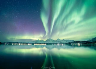 Mes 5 objectifs préférés pour photographier les aurores boréales Photo aurores boréales hiver alpes lyngen tromso norvege