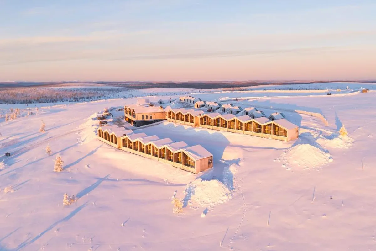 Star Arctic Hotel Saariselkä Finnisch-Lappland Hotel auf dem Gipfel des Kaunispää mit Panoramablick