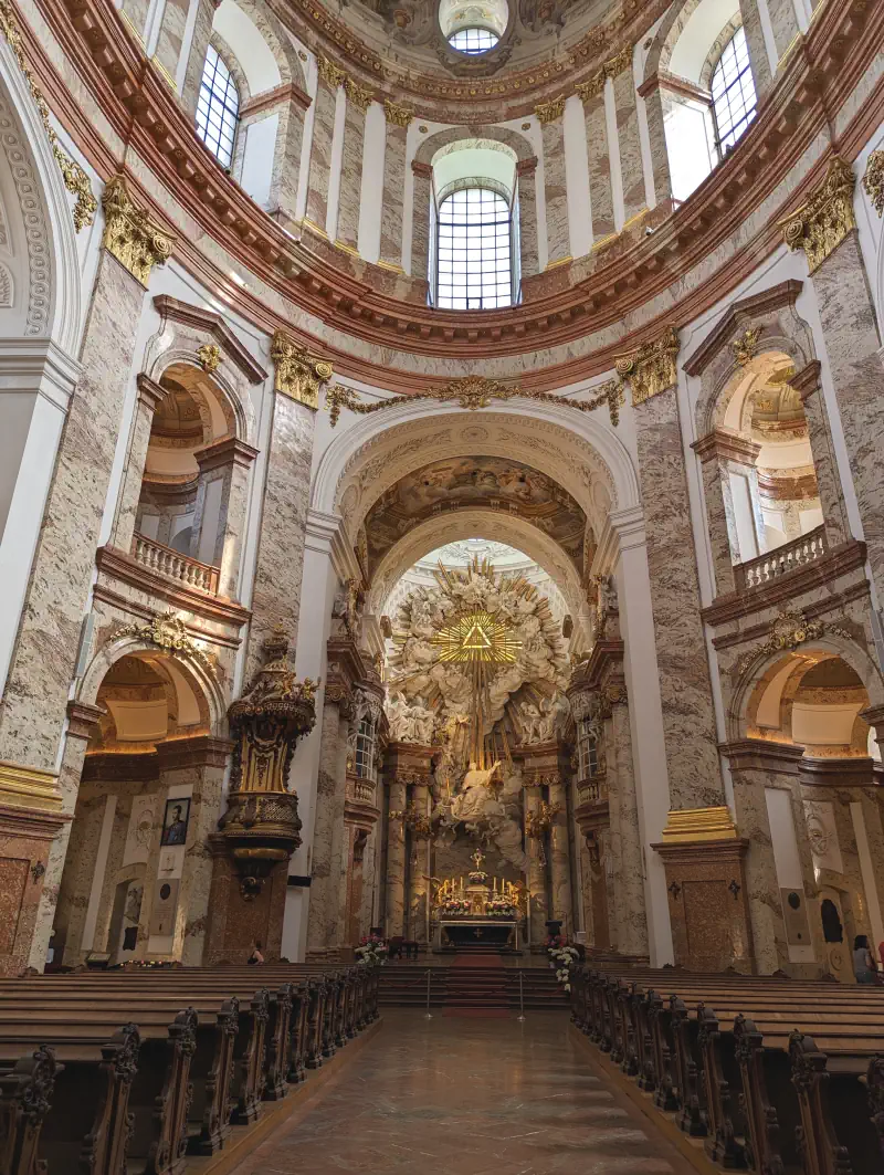 église Saint Charles Karlskirche Vienne église Saint Charles Karlskirche Vienne
